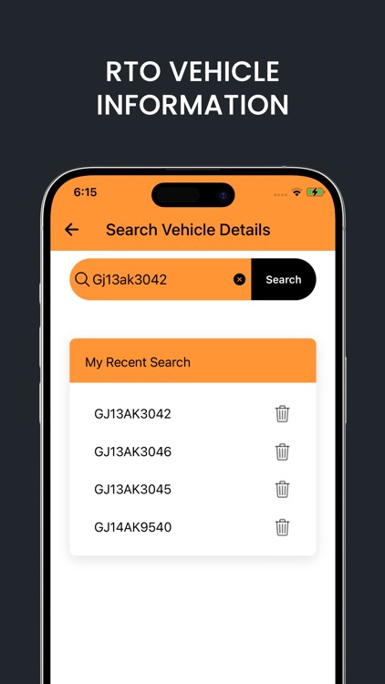 Vehicle Information - RTO info