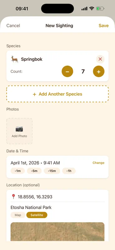 Savanna: Safari Tracker screenshot 2 of 6