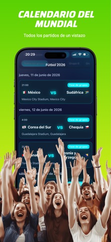 Fútbol 2026 Calendario & Fans screenshot 1