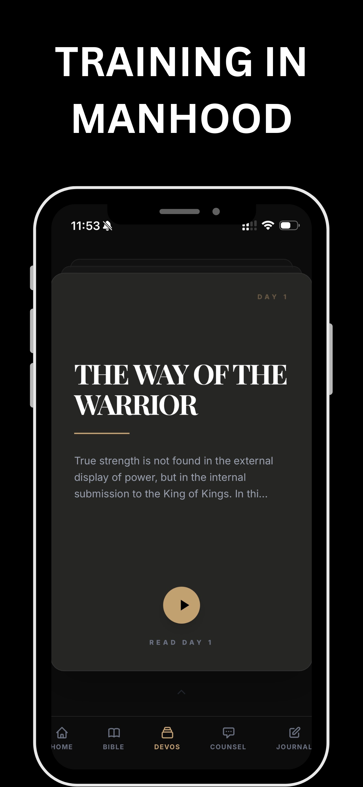 Act Like Men Bible App for Men screenshot 2
