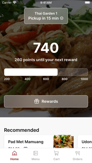 Thai Garden 1 app screenshot