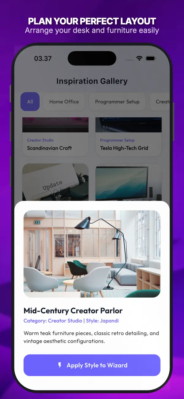 Screenshot #3 pour AI Workspace & Office Design