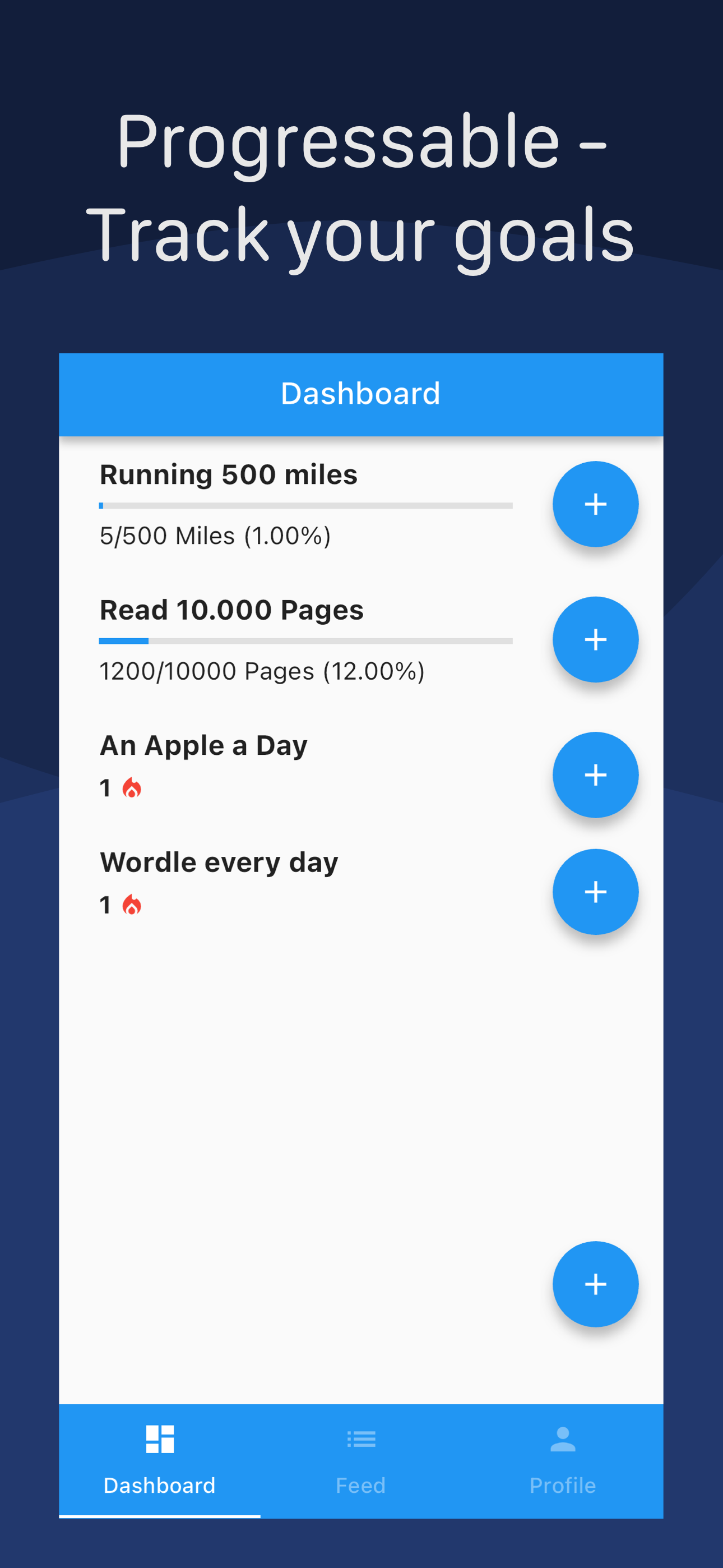 Progressable: Streak Tracker