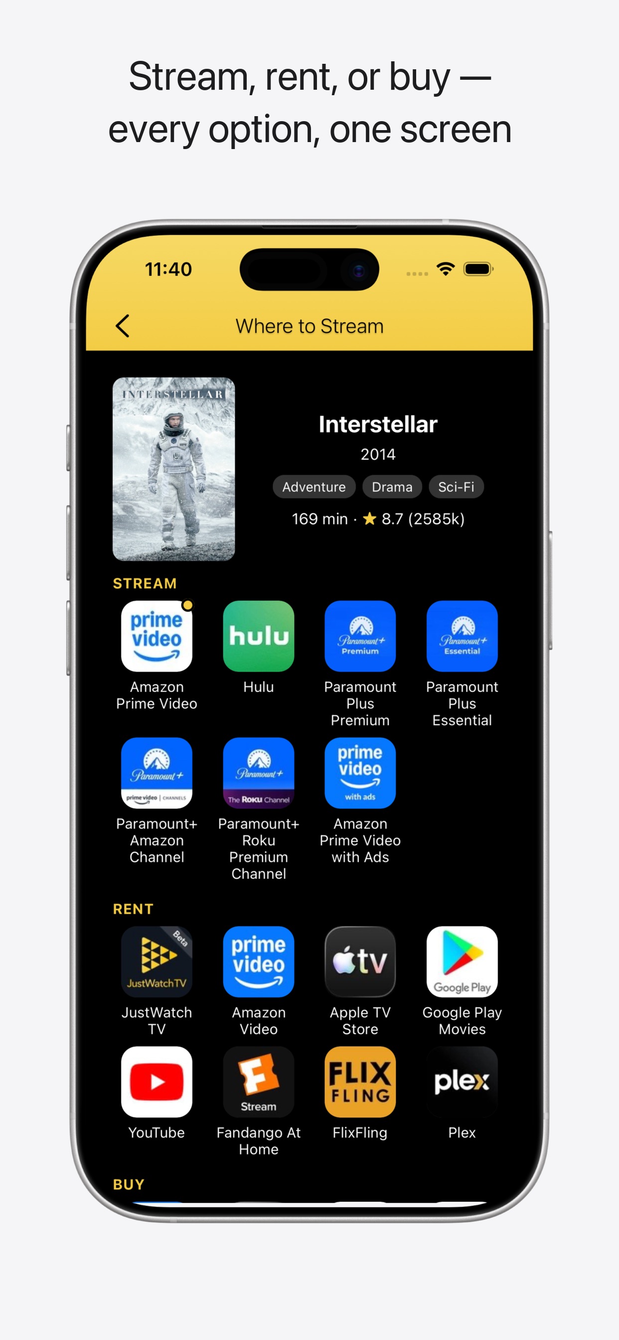 Screenshot 2 of Where to Stream: Movies & TV
