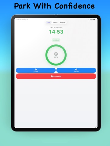 SpotClock - Parking Timer iPad screenshot