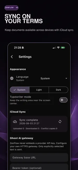 ZenFlow AI Markdown Editor screenshot 4