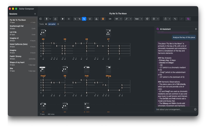 Guitar Composer screenshot