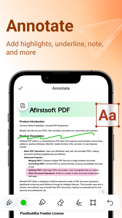 Afirstsoft PDF：Make&Read PDFs