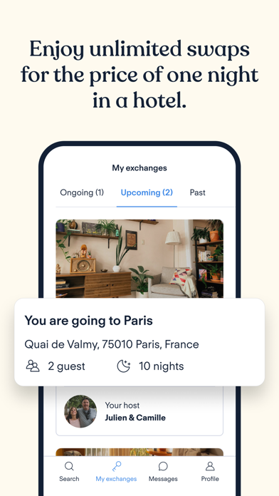 HomeExchange - House Swapping iPhone screenshot 4 - Travel app