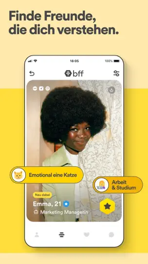 Screenshot von Bumble For Friends: Neue Leute auf dem iPhone 3