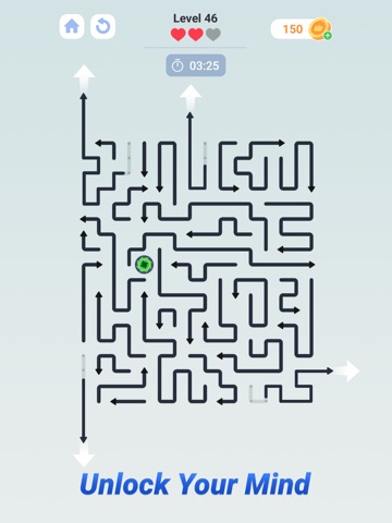 Arrow Out Puzzle iPad screenshot