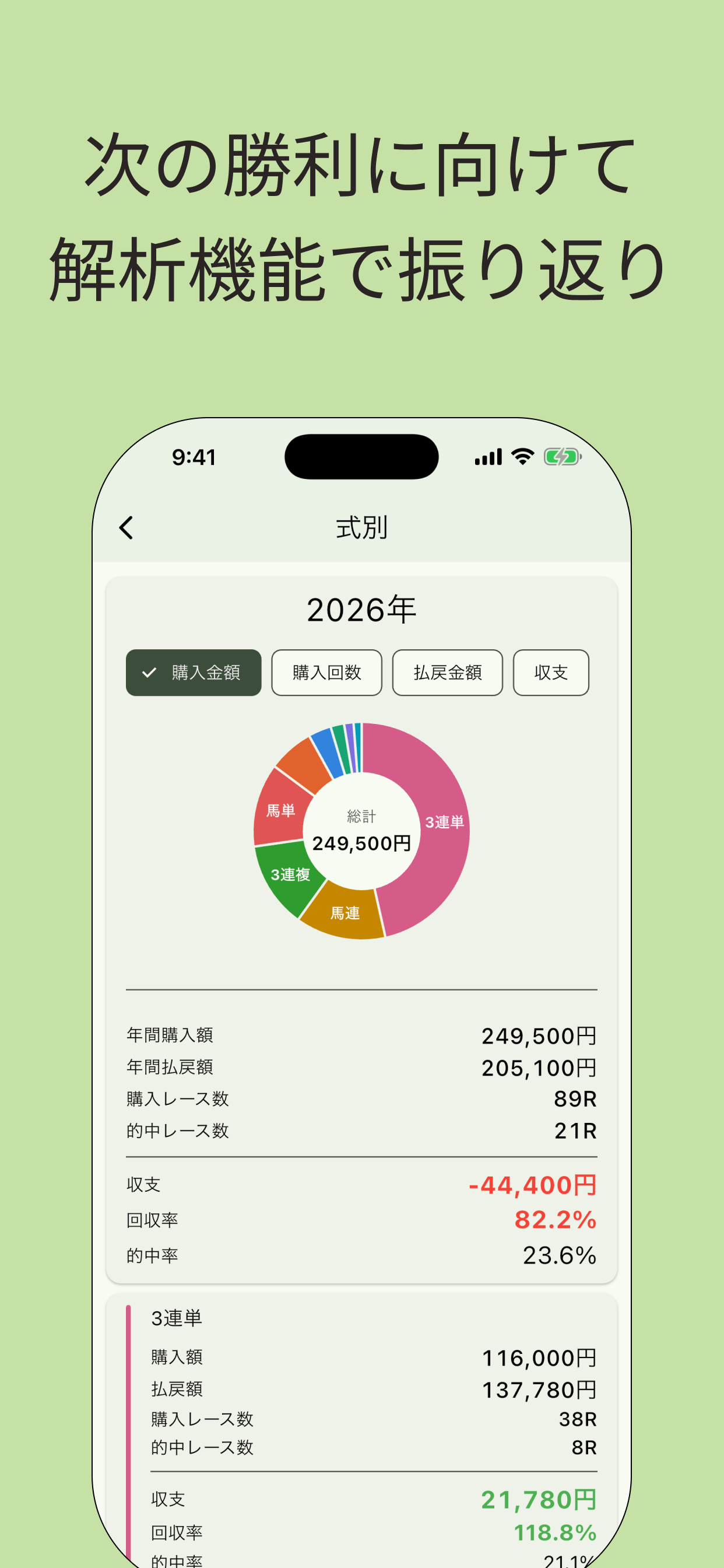 競馬・競艇・競輪・オートレースの収支管理 HistBet screenshot 4