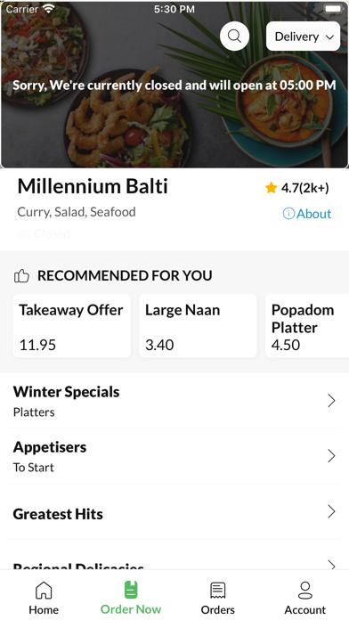 Millennium Balti Screenshot