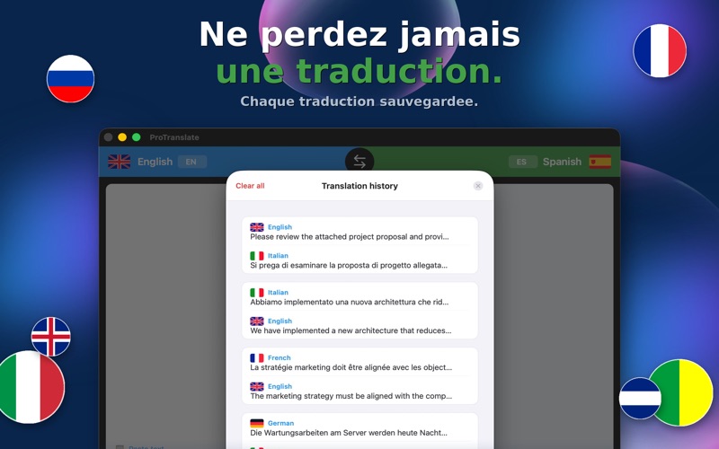 Screenshot #3 pour Pro Traduction - Traducteur