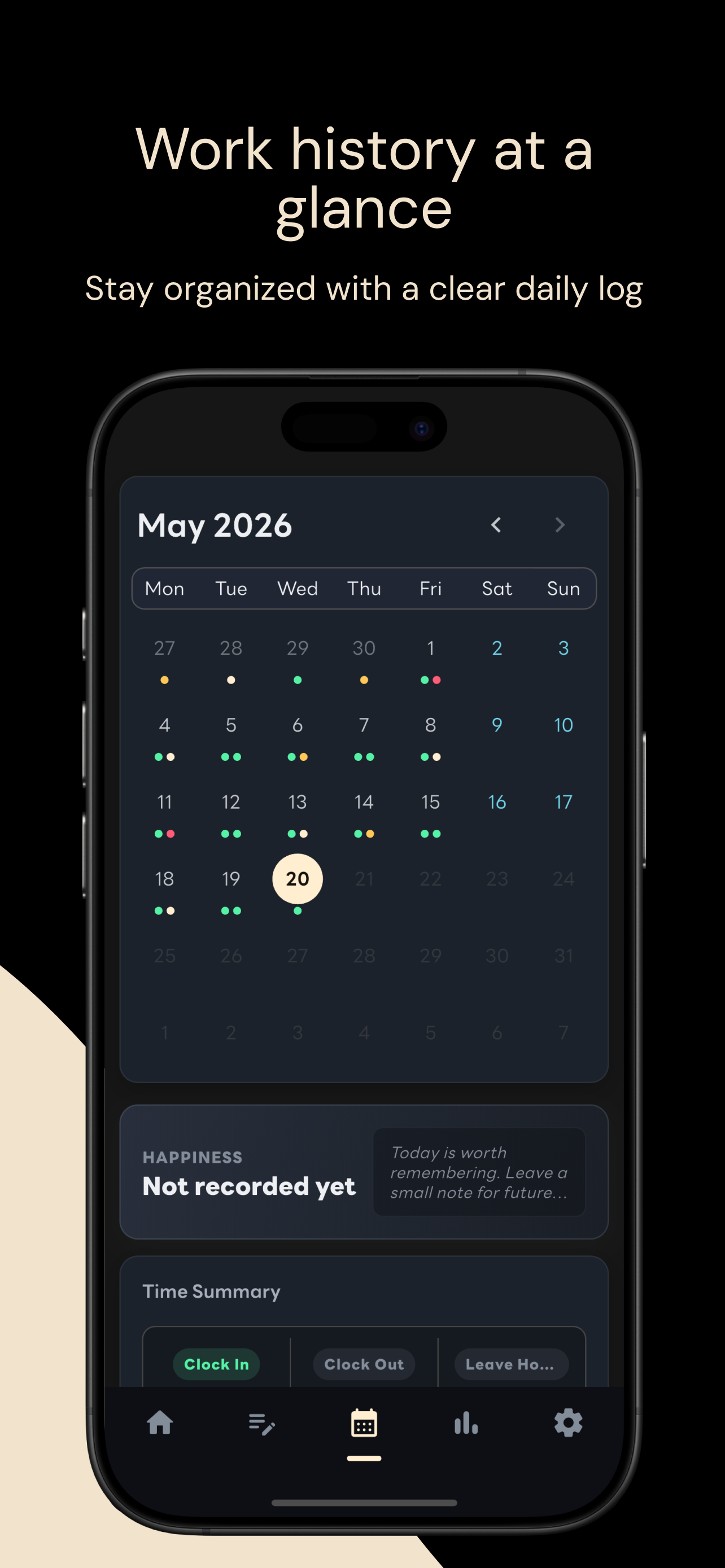 Wise 40: Work Hours & Shifts screenshot 4