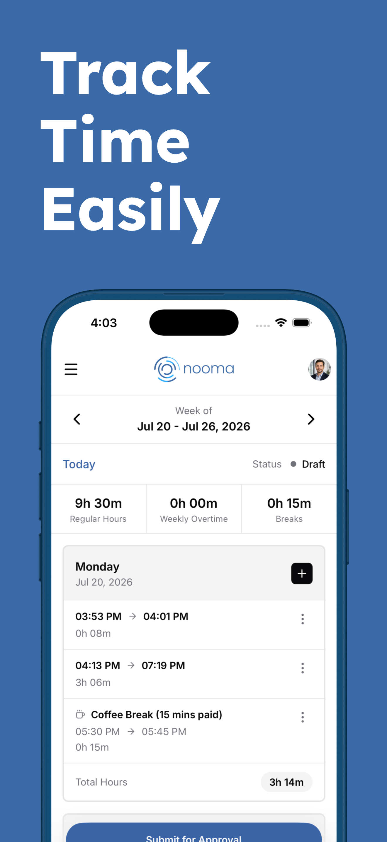 Nooma — Time and Payroll screenshot 3