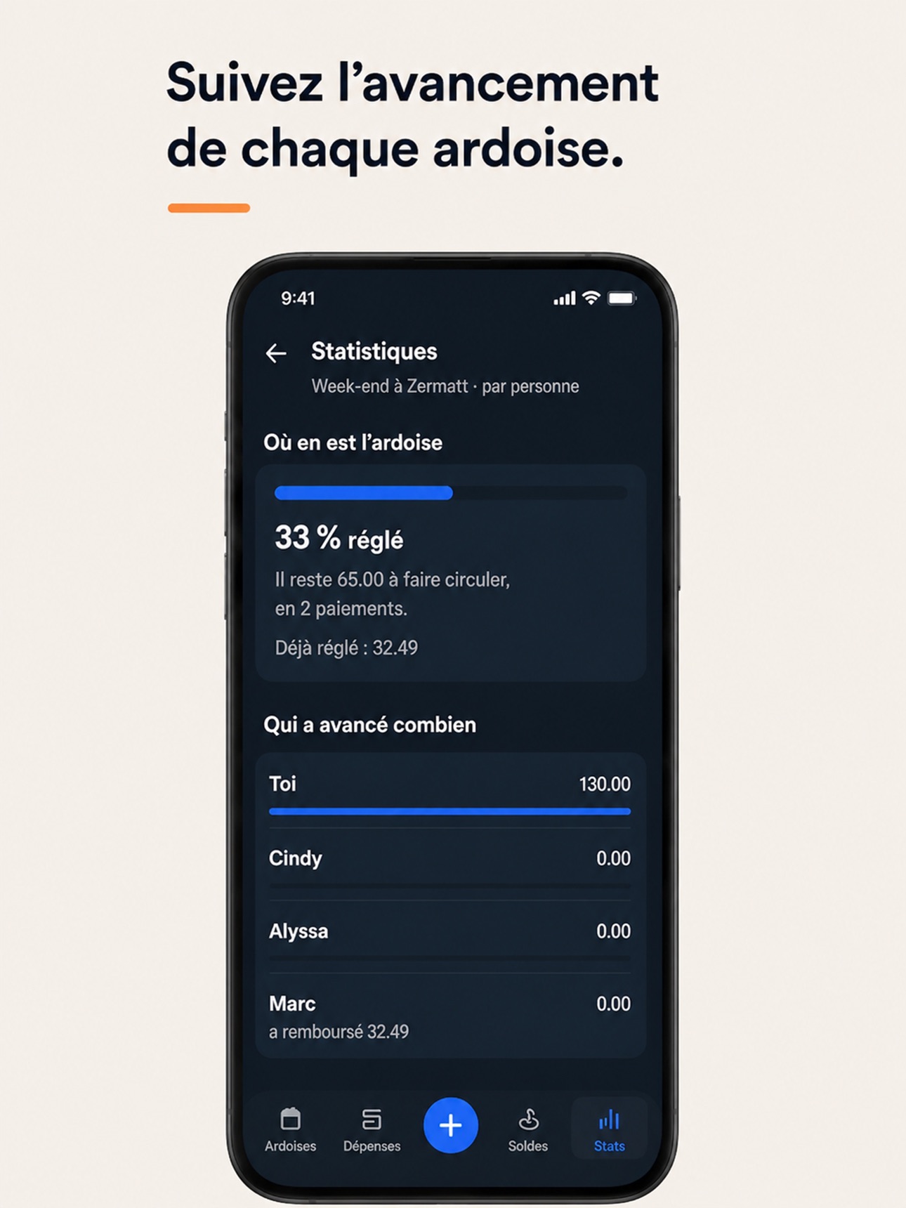 Screenshot 9 of L'Ardoise - dépenses partagées