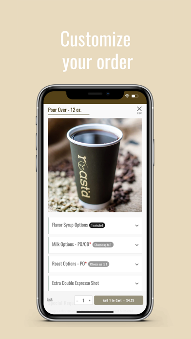 Roast'd Coffee Screenshot
