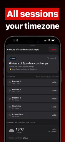 RaceDay - Racing Calendar screenshot