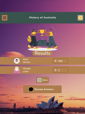Australia Quiz iPad screenshot