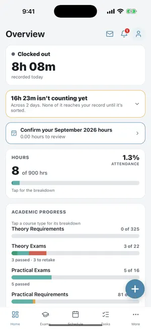 PMTS Student App screenshot 2