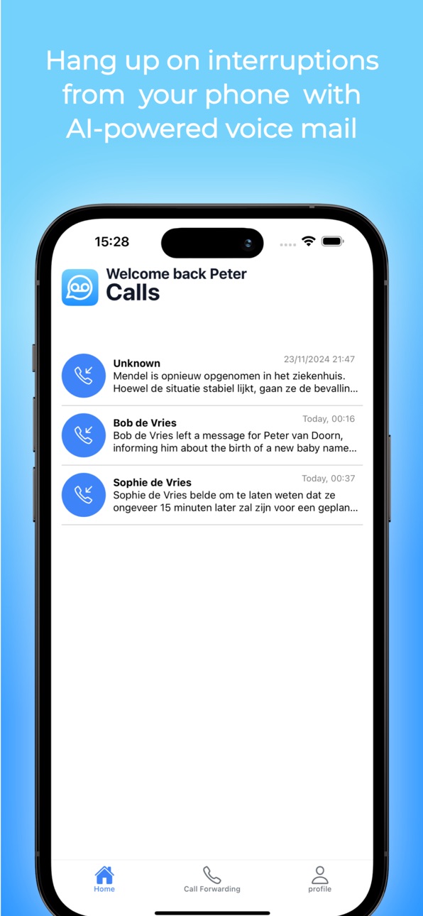 iPhone screenshot
