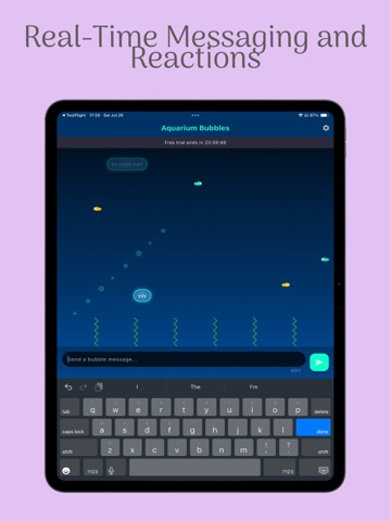 AquariumChat iPad screenshot