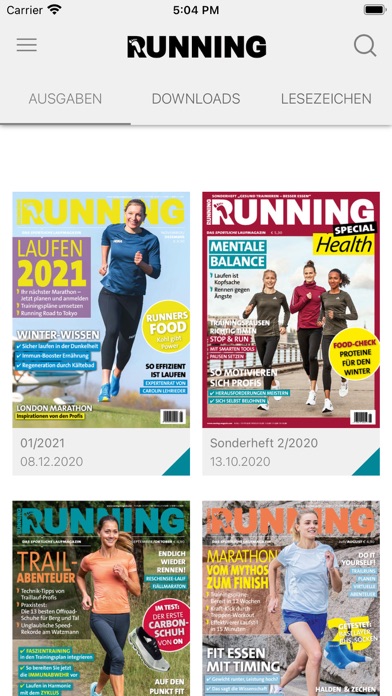 RUNNING Laufmagazin Screenshot