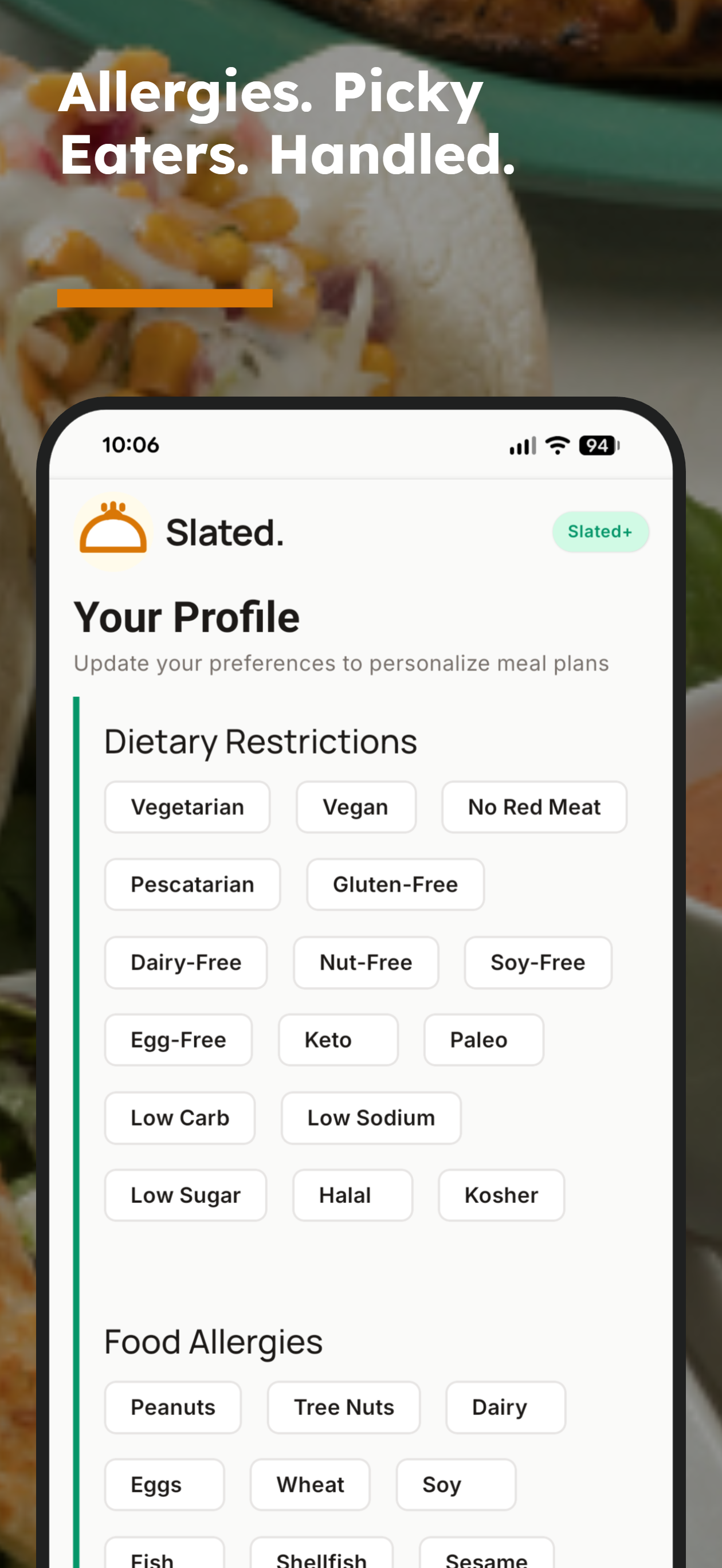 Slated: Family Meal Planner