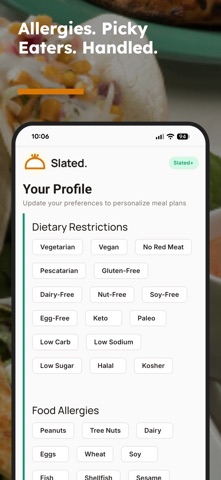 Slated: Family Meal Planner screenshot