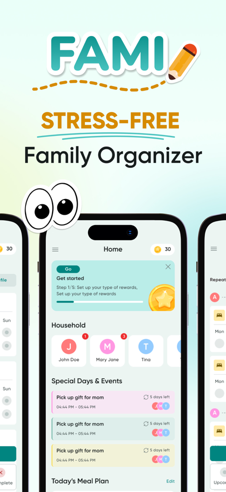 Fami: Family Organizer Planner screenshot 1
