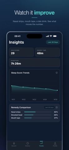 Hush Log: Snoring Recorder iPhone screenshot 4