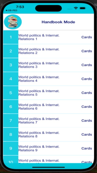 International Relation& Policy Screenshot