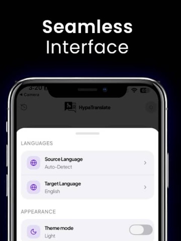 Hypa Translate Mobile iPad screenshot