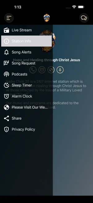 Radio Chris 25 Ministry screenshot 4