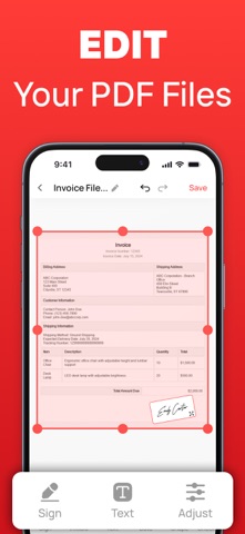 PDF Editor, Files Converter iPhone screenshot