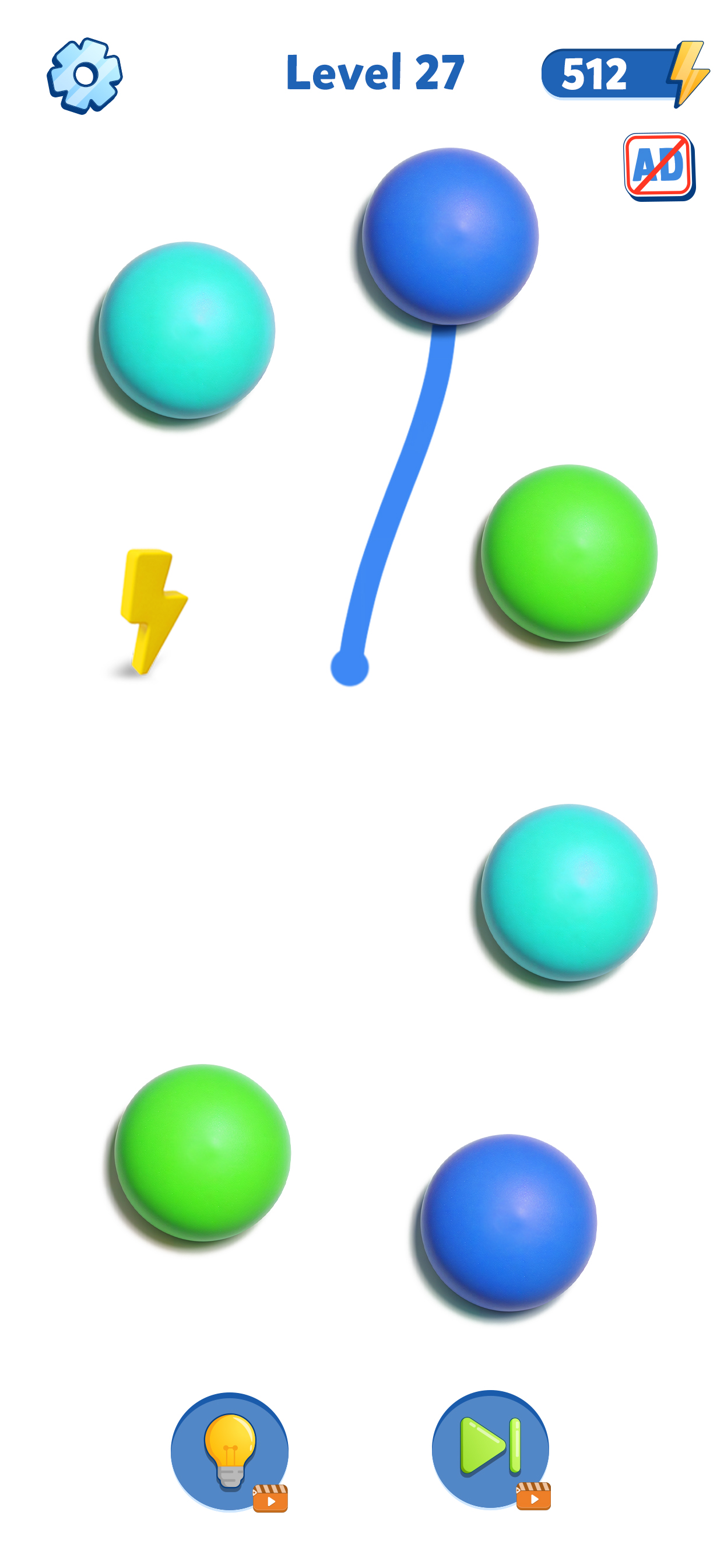 Matching Ball Connect Puzzle