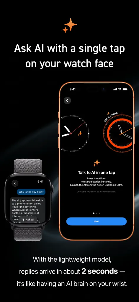 Wrist AI : Watch GPT en 1 tap - App de Utilidades | MWM