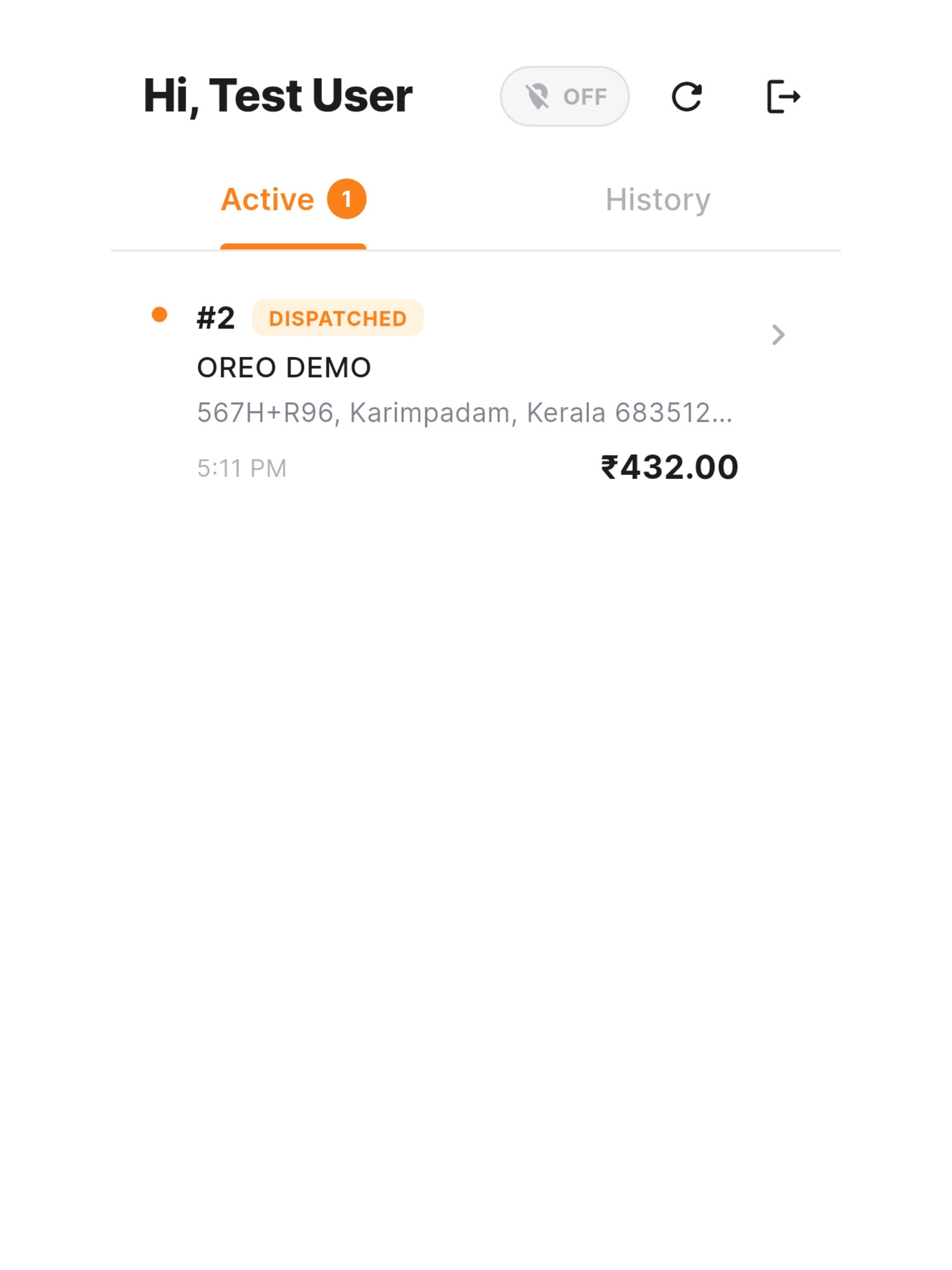 Menuthere Delivery App screenshot 5