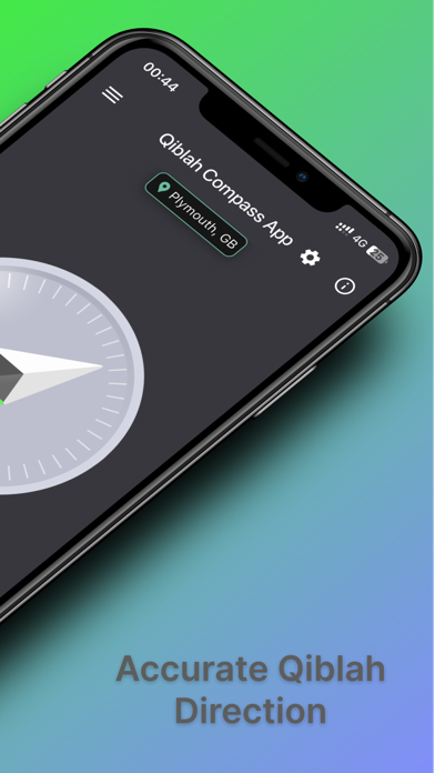 Qiblah Compass App Screenshot