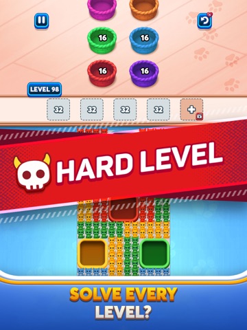 Cat Puzzle: Color Drop Match iPad screenshot