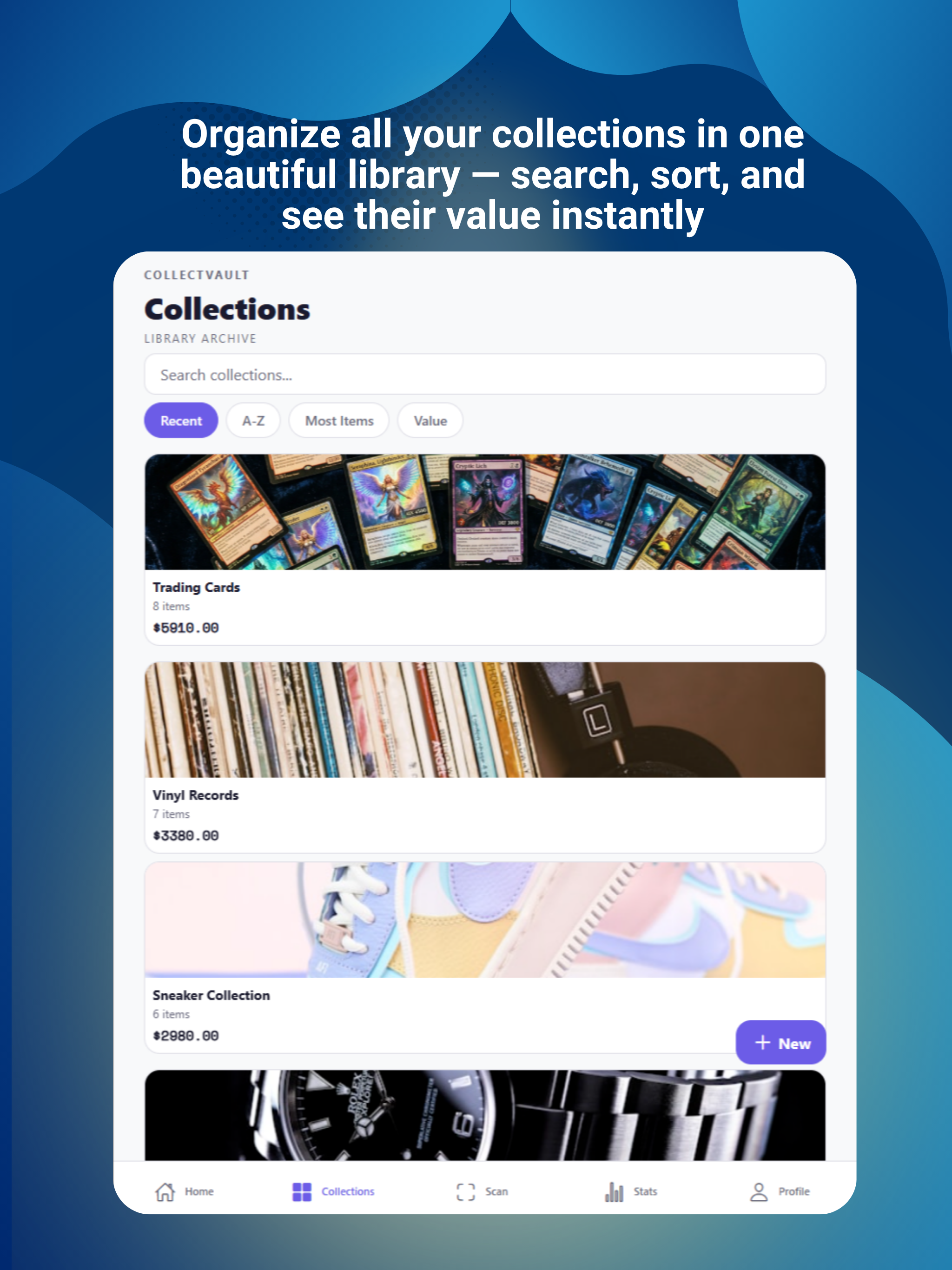 CollectVault - Any Collection