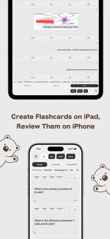 Kiokuma: Handwritten Flashcard iPhone screenshot
