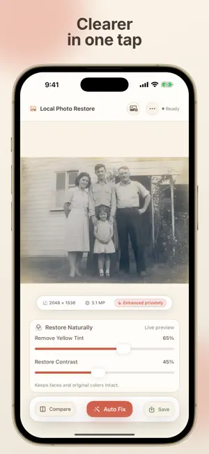 Restore Old Photos: AI Enhance screenshot 4