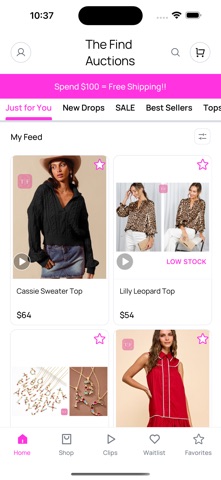 The Find Auctions screenshot