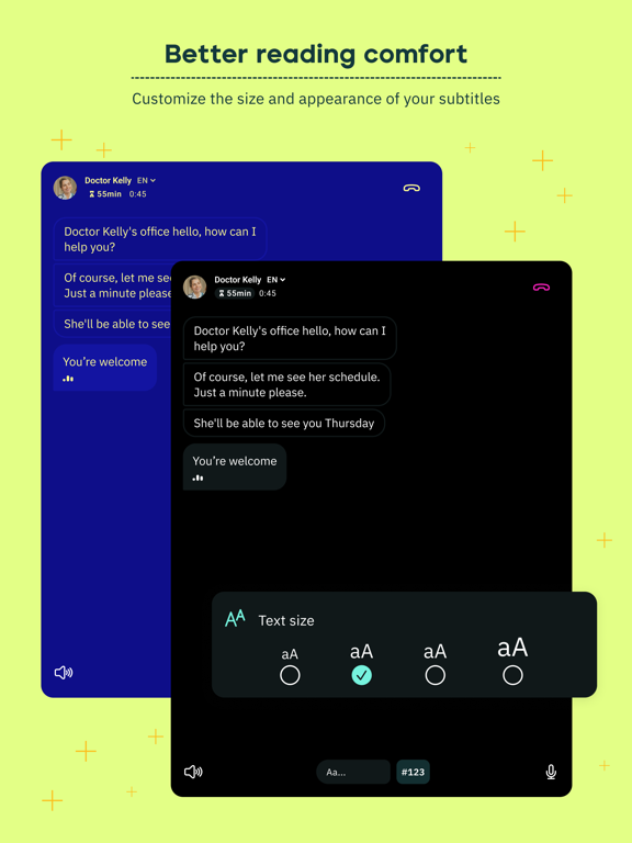 Rogervoice - Call Captions iPad screenshot 5 - Utilities app