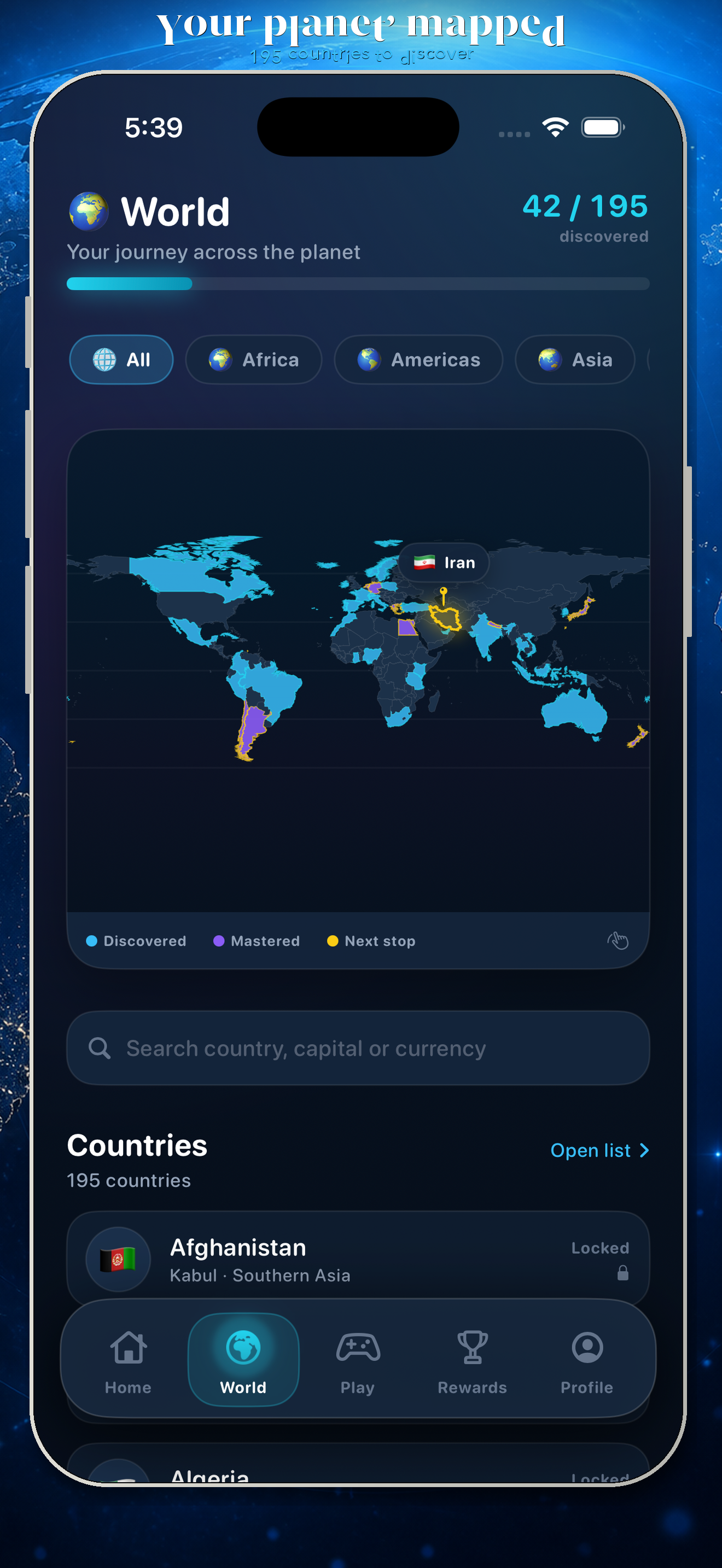 Guess The Country Quiz screenshot 2