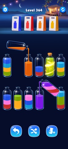 Water Sort! 3D Color Match Puz iPhone screenshot