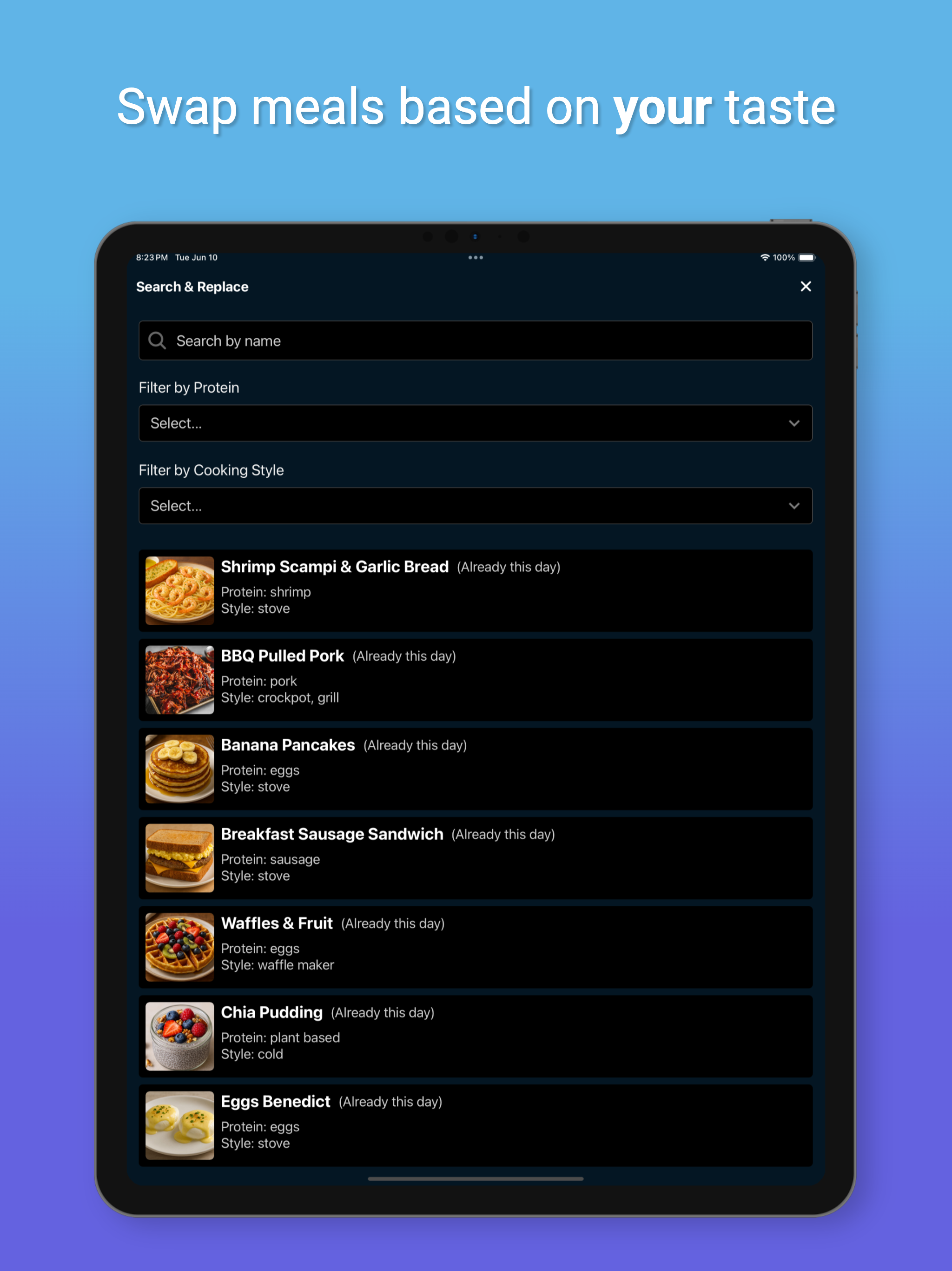 Meals - Plan - GO!