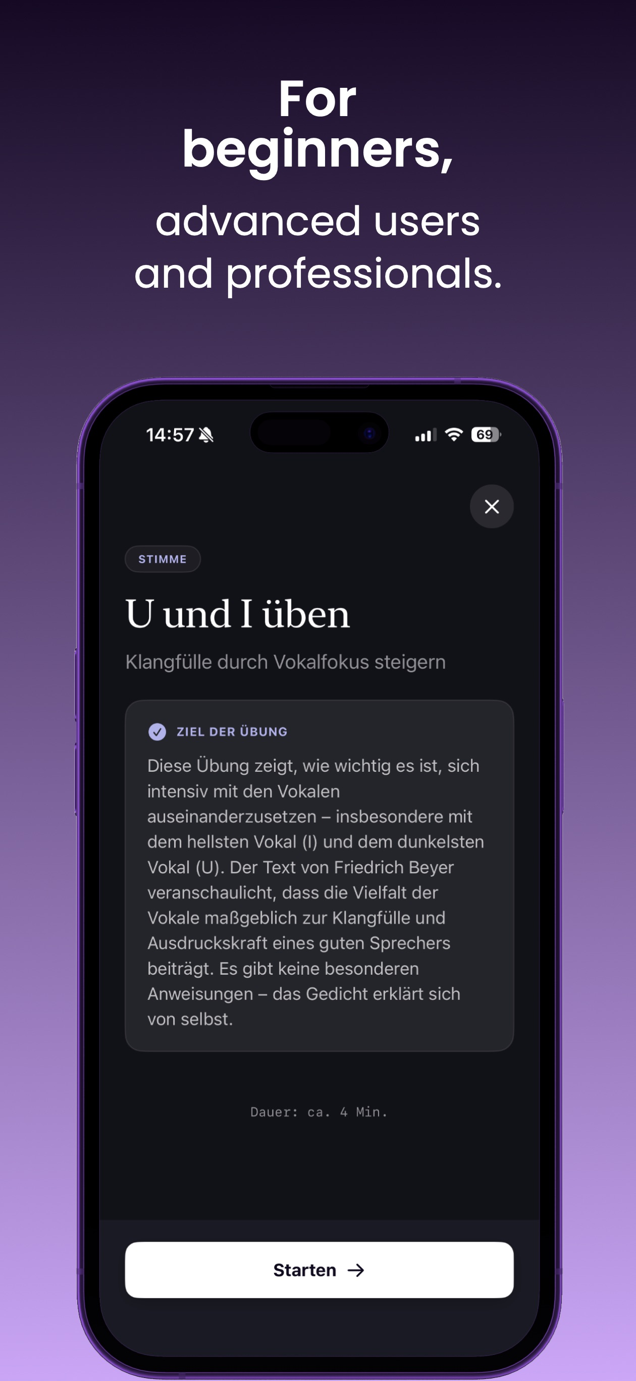 Besser Sprechen: Voicetraining
